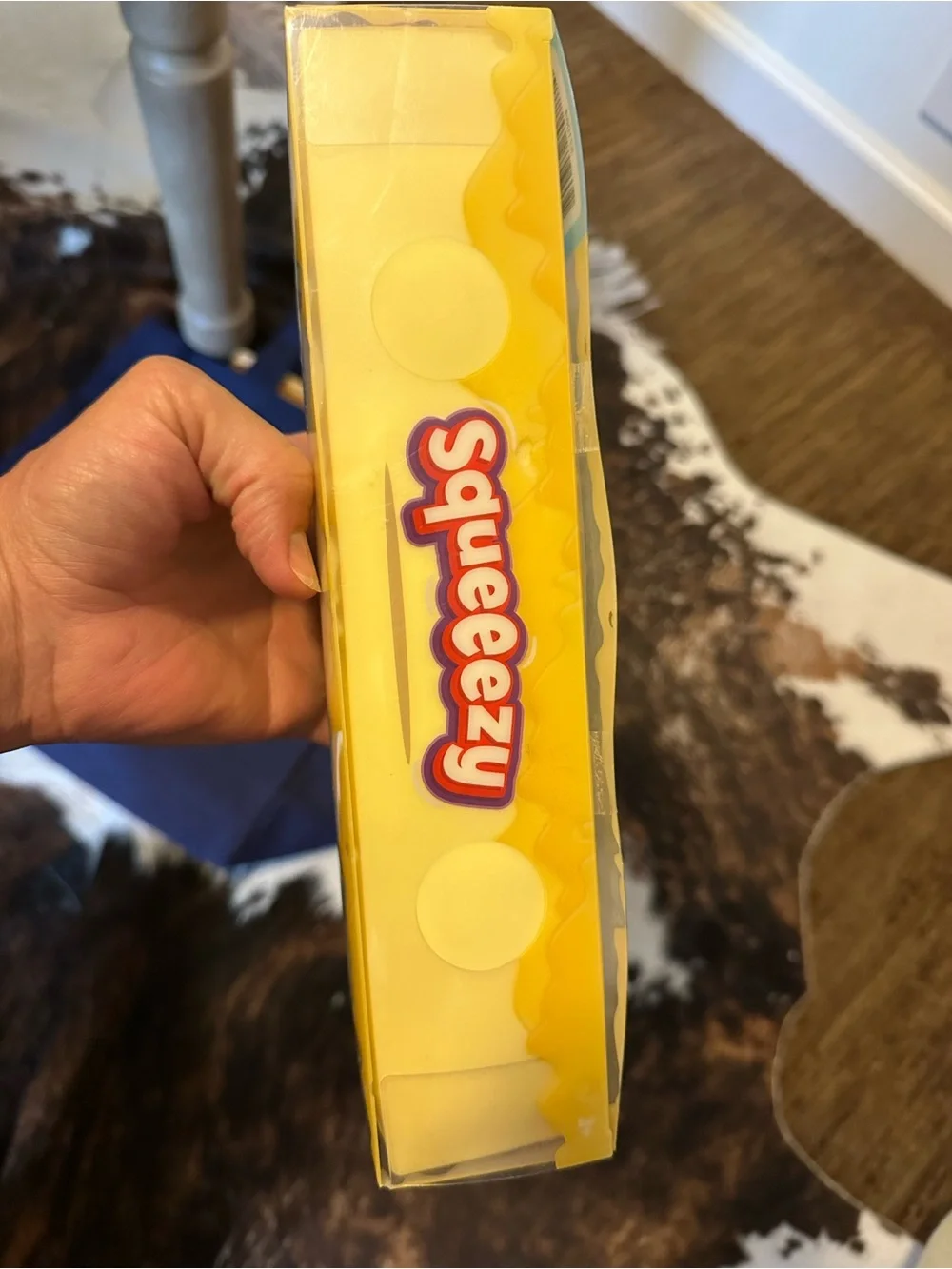 Squeezey Butter Toy - Yellow Kids Puzzle & Game Large